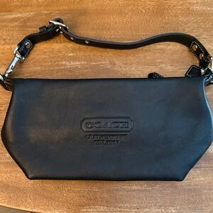 Coach Black Leather Mini Bag